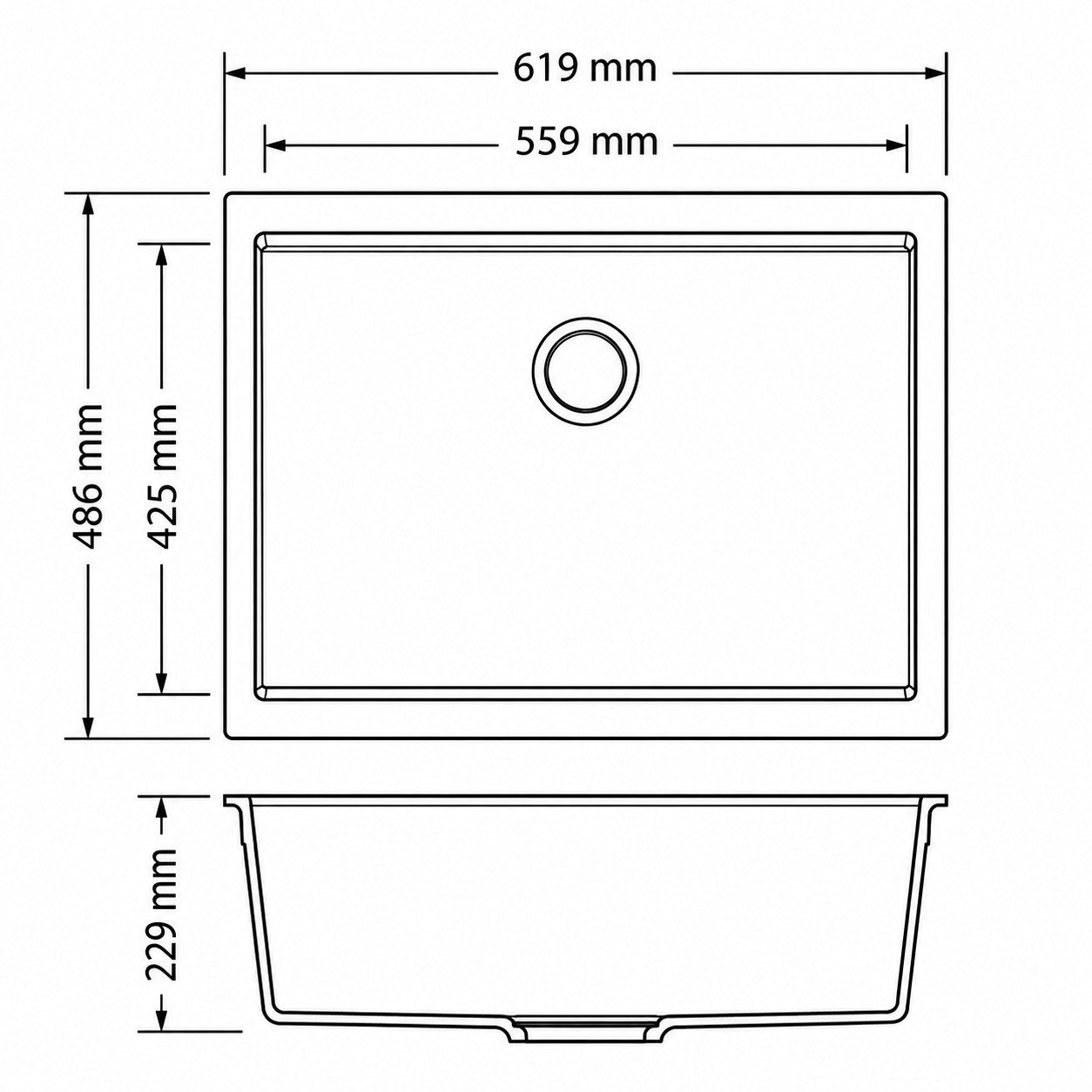 Carysil CY-N100, quartz (view 2)